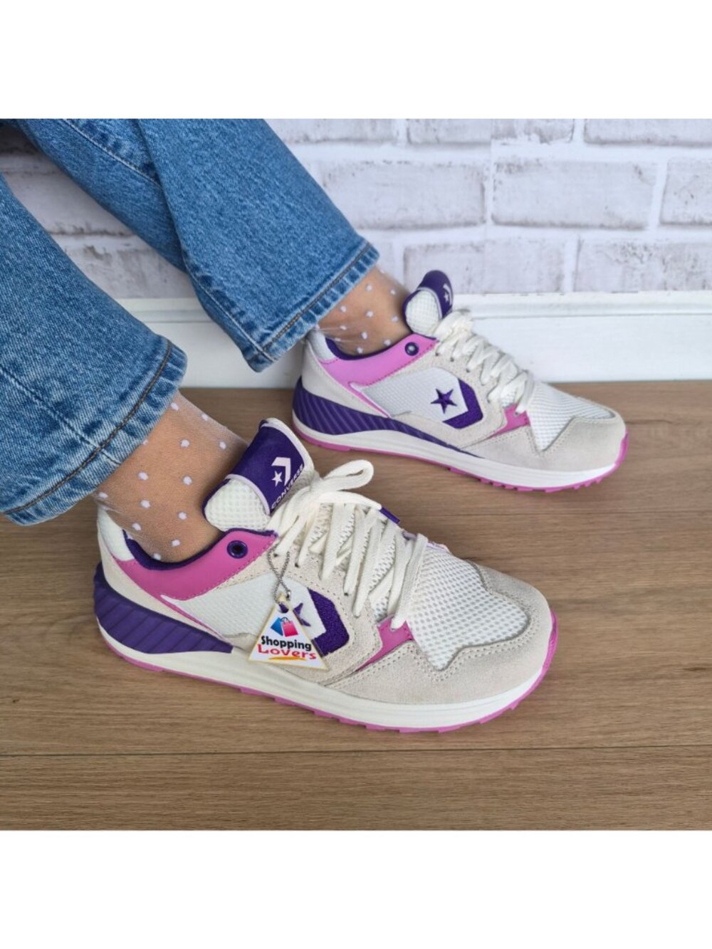 ⭐Converse Wave Trainer OX Vintage Low Sz 7.5 Women's shoes Sneaker White A13463C